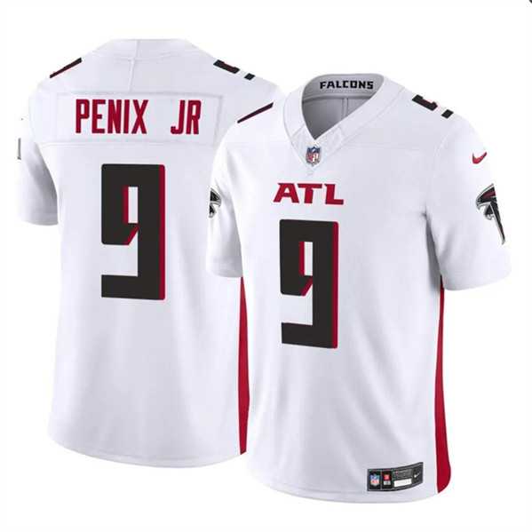 Men & Women & Youth Atlanta Falcons #9 Michael Penix Jr White 2024 Draft F.U.S.E. Vapor Untouchable Limited Stitched Jersey